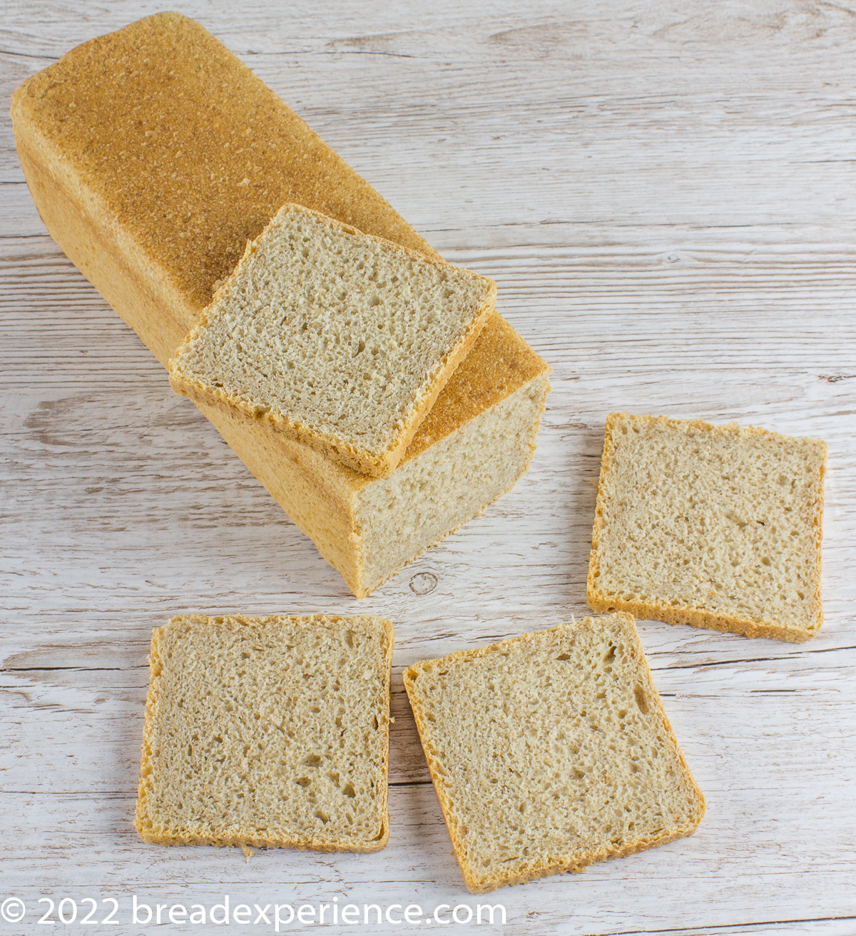 Spelt Pain de Mie sliced thinly