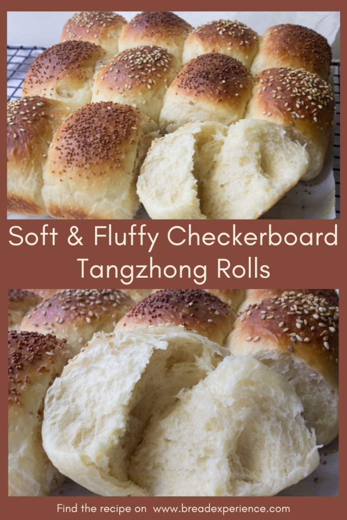 Checkerboard Tangzhong Rolls Pin