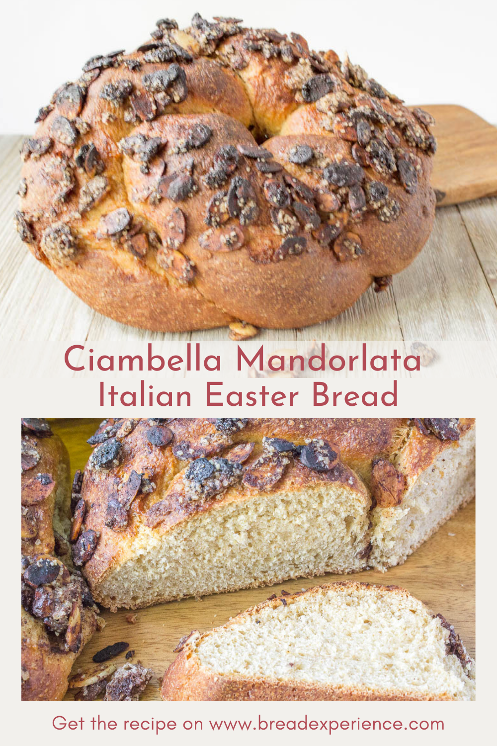 Ciambella Mandorlata Italian Easter Bread Pin