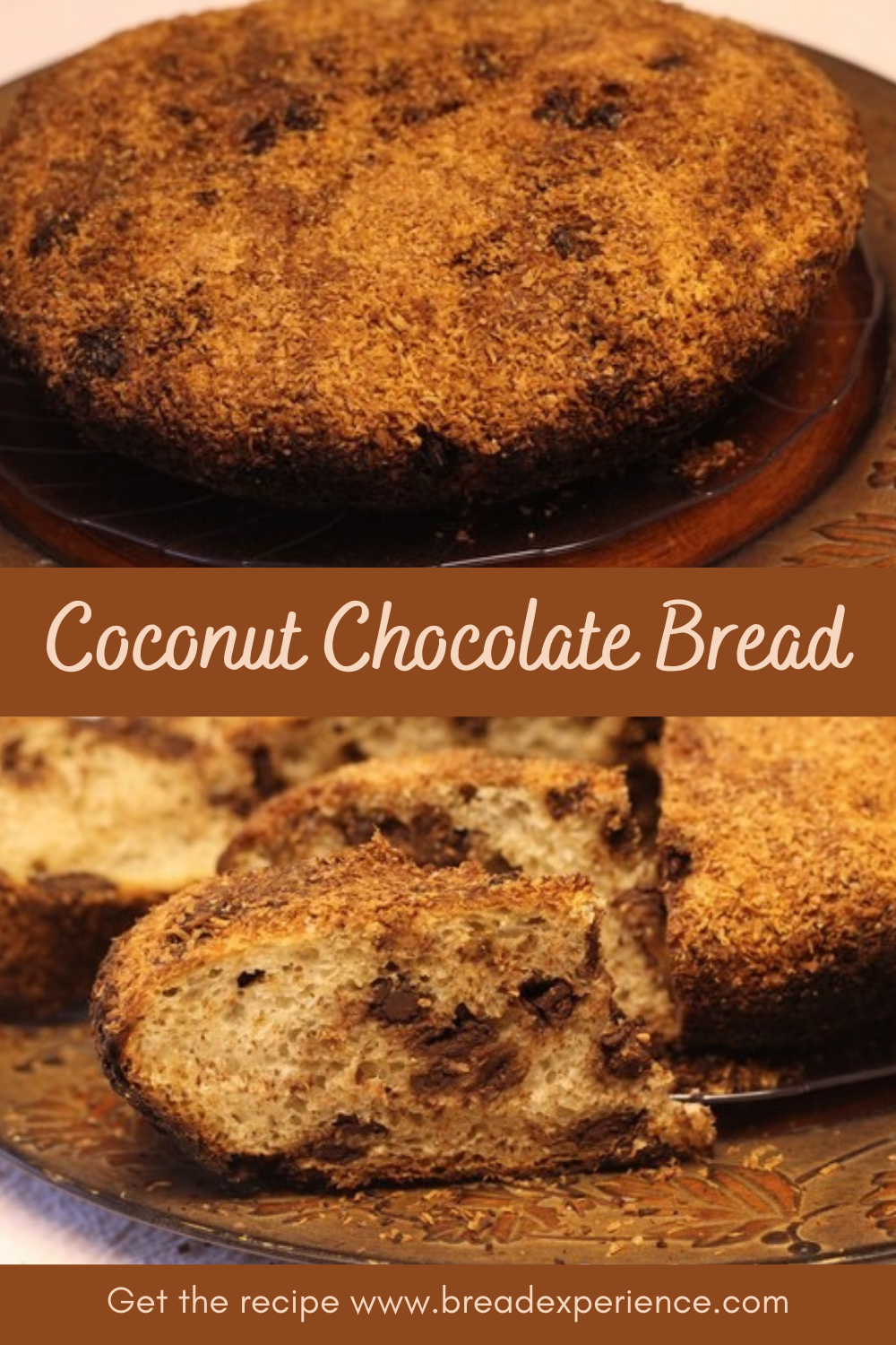 Coconut Chocolate Bread Pin