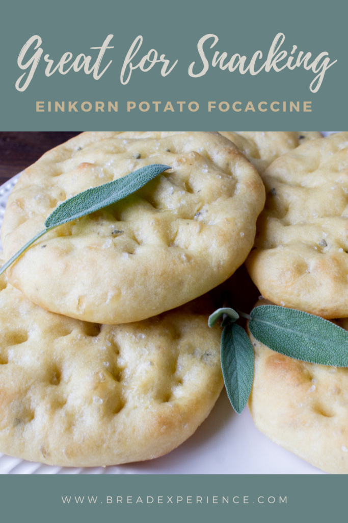 Pin this Einkorn Potato Focaccine