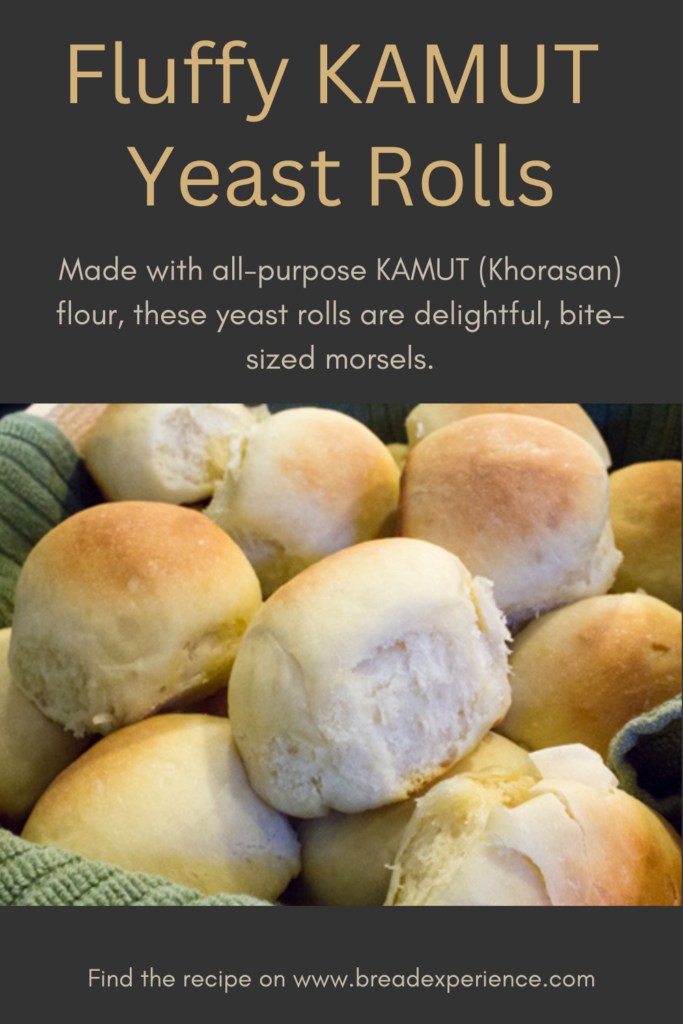 Fluffy KAMUT Dinner Rolls Pin