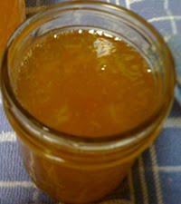 Citrus Marmalade with lid open