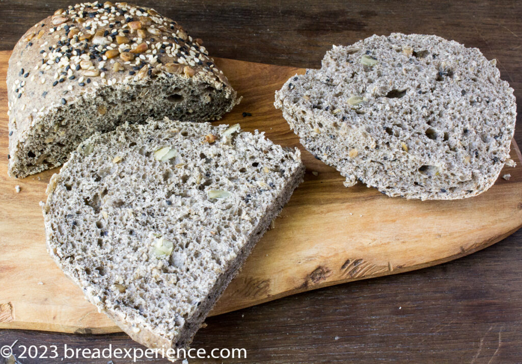 Mixed Grain Seeded Sourdough with Buckwheat 