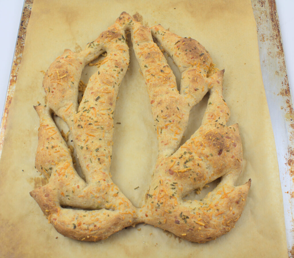Sourdough Herb Fougasse with Cheese