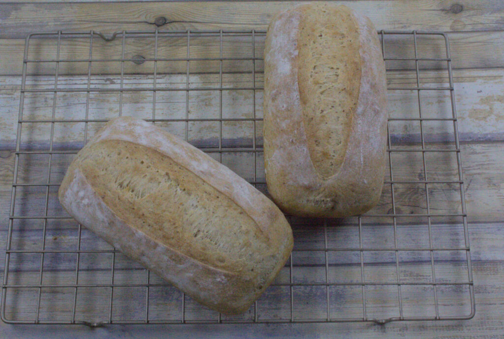 Sourdough Potato Flax Bread with Kamut Flour