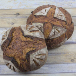 Sourdough Artisan Sweet Potato Asiago Loaves