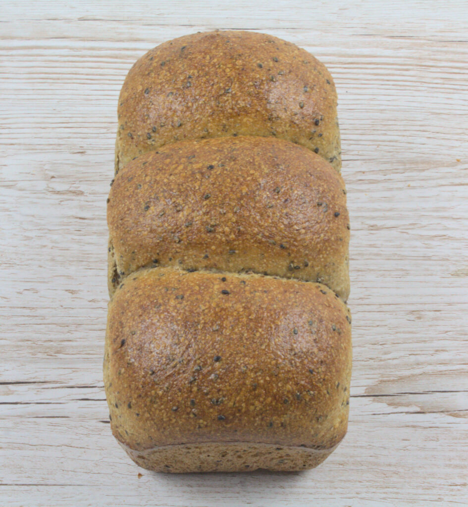 Sourdough Black Sesame Yudane Bread