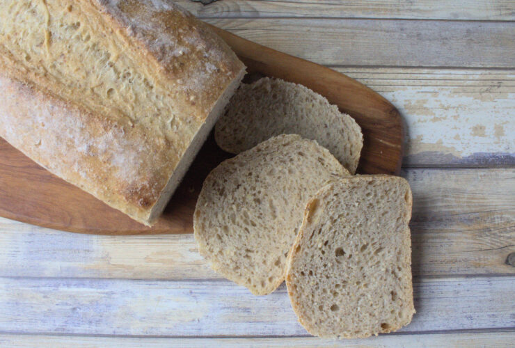 Sourdough Potato Flax Bread