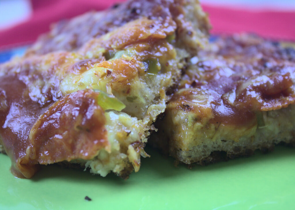 Detroit Style Pizza Crumb Shot