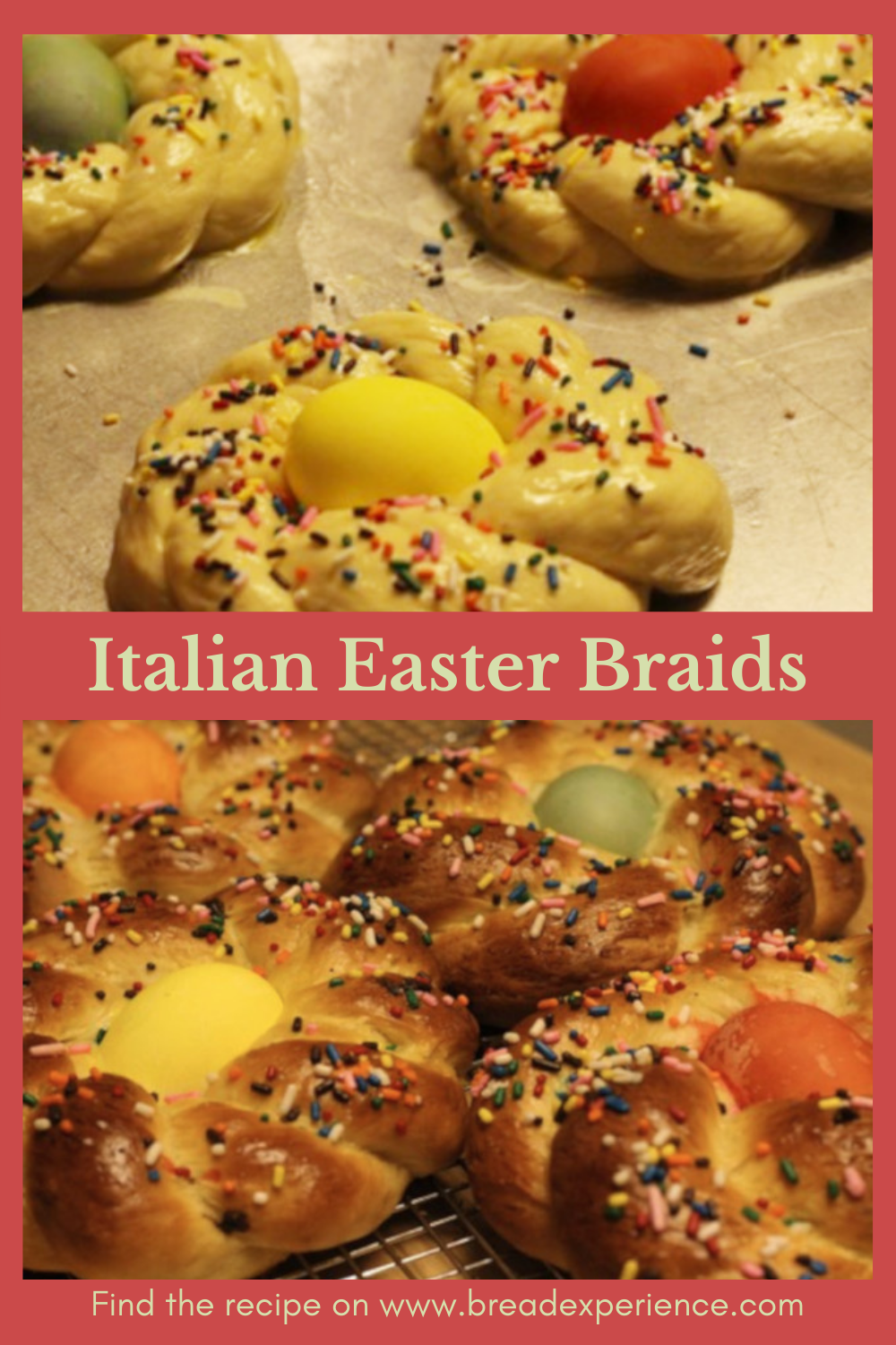 Italian Easter Braids Pin