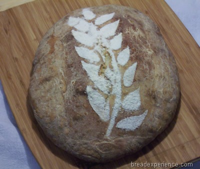 First time with a bread stencil : r/Breadit