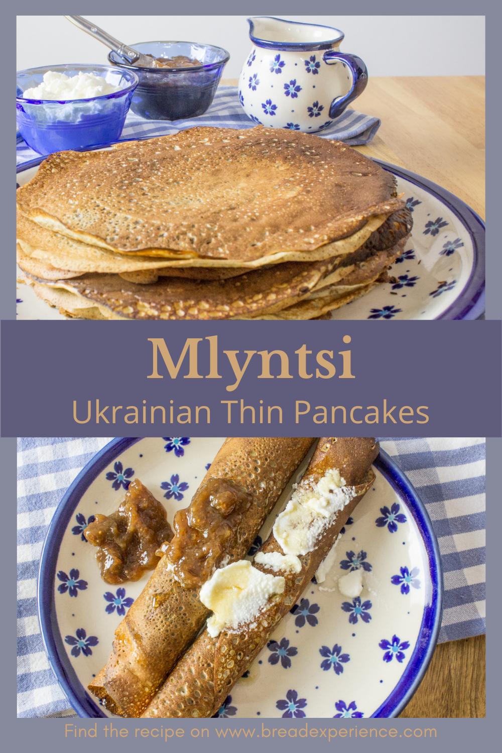 Mlyntsi Thin Ukrainian Pancakes Pin