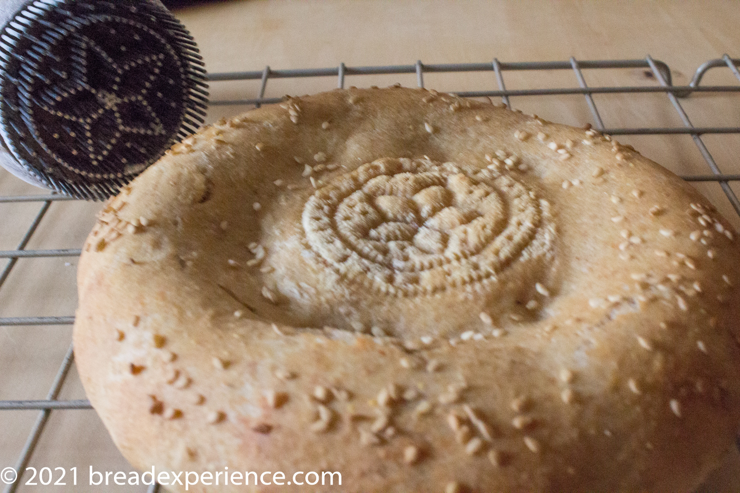 Sourdough Uzbek Stamp Bread (Non/Nan) - Bread Experience