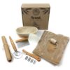 Home Bread Making Kit Oval White