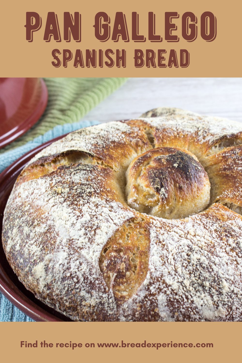 Pan Gallego - Bread of Galicia Pin