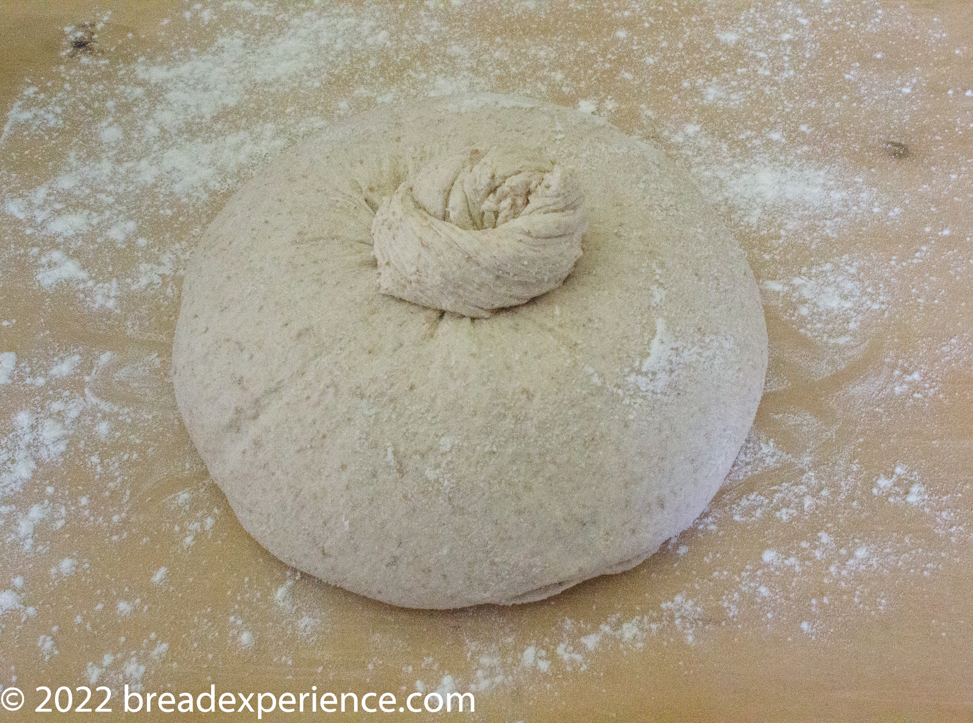 Knot on top of 2nd loaf