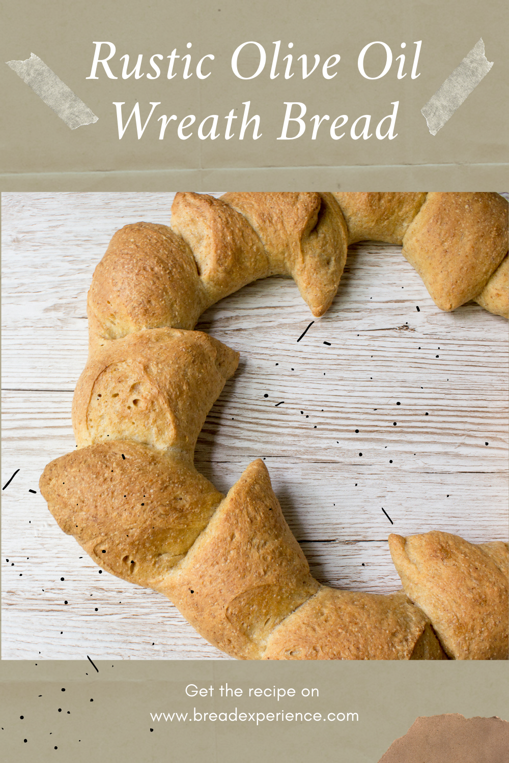 Rustic Olive Oil Wreath Bread