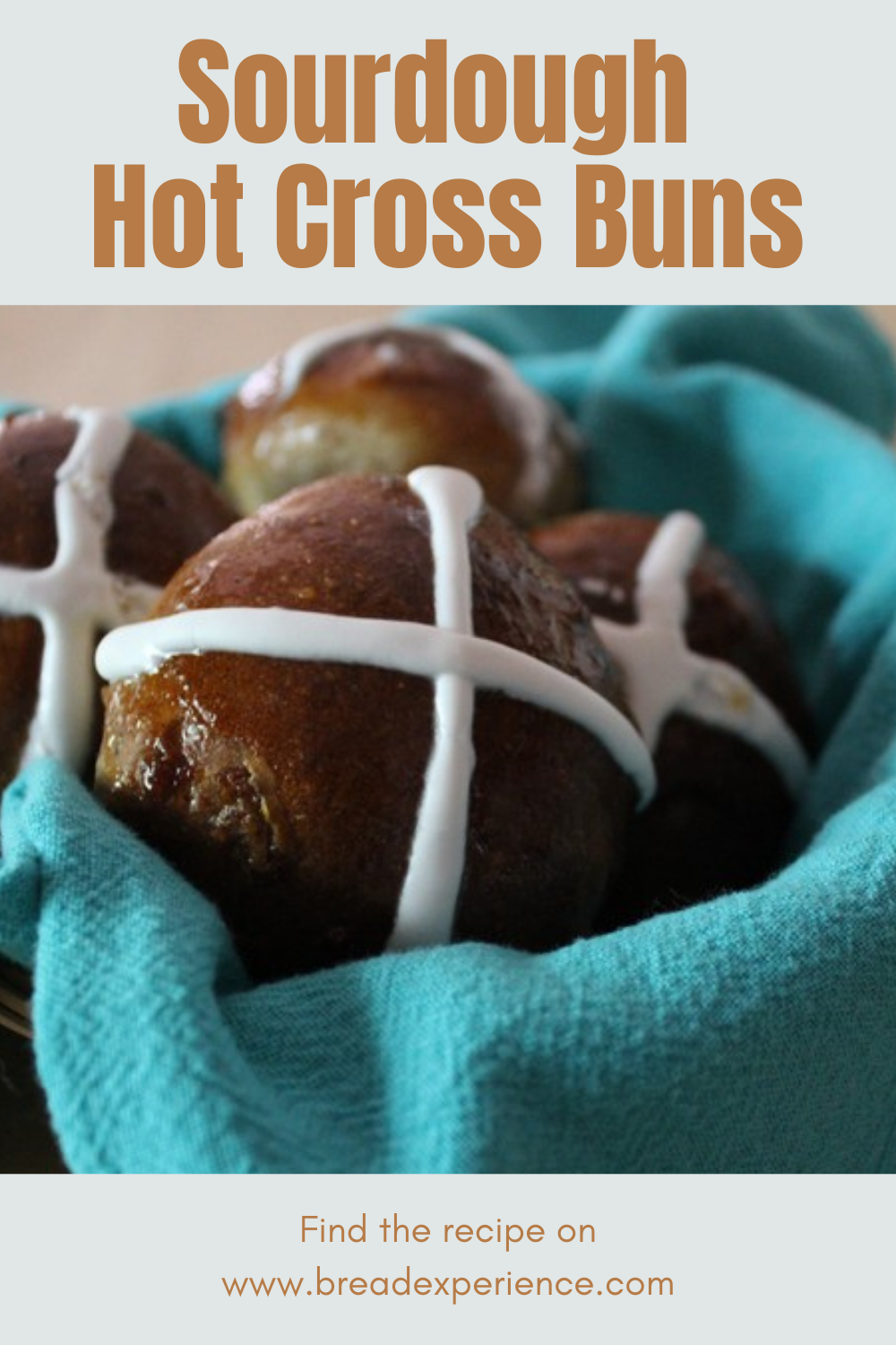 Sourdough Hot Cross Buns Pin