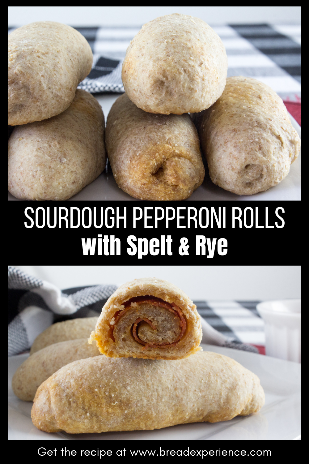 Sourdough Pepperoni Rolls with Spelt & Rye