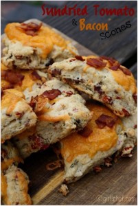 Sundried Tomato & Bacon Scones