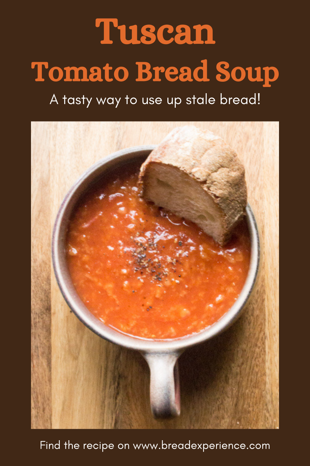 Tuscan Tomato Bread Soup Pin