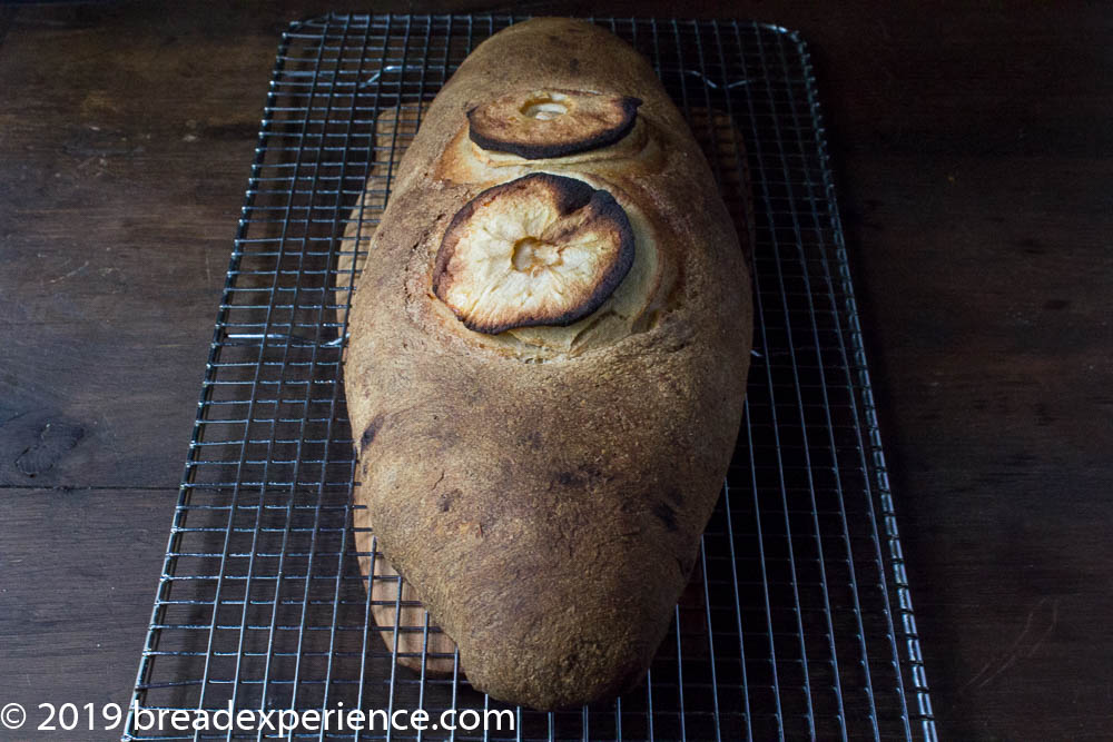 Apple Cider Bread on cooling rack