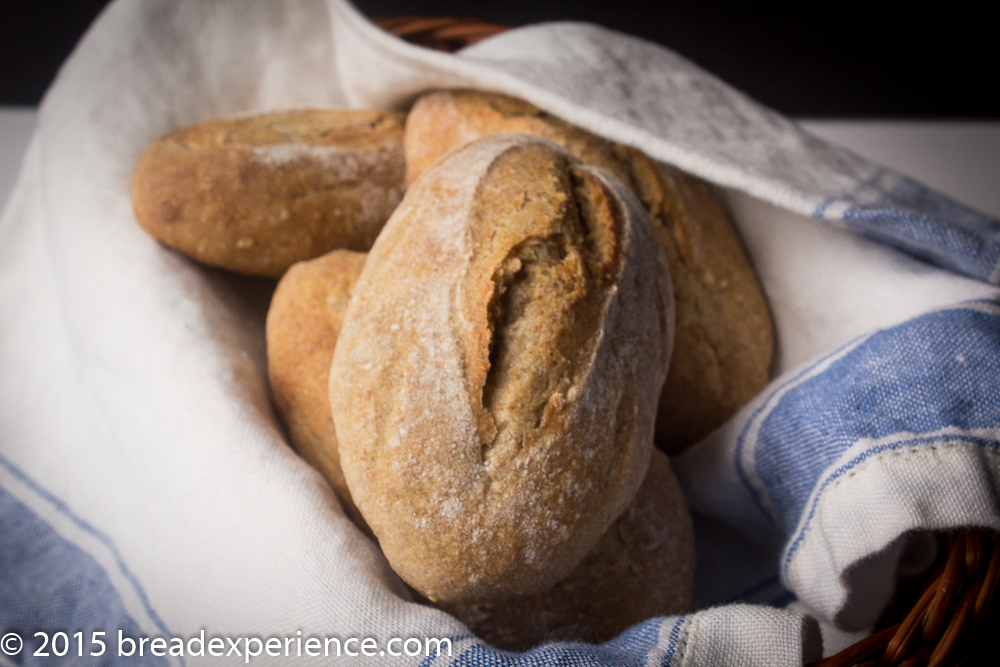 Sourdough Spelt Rye Bread Rolls