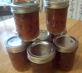 Autumn Cranberry Pear Jam