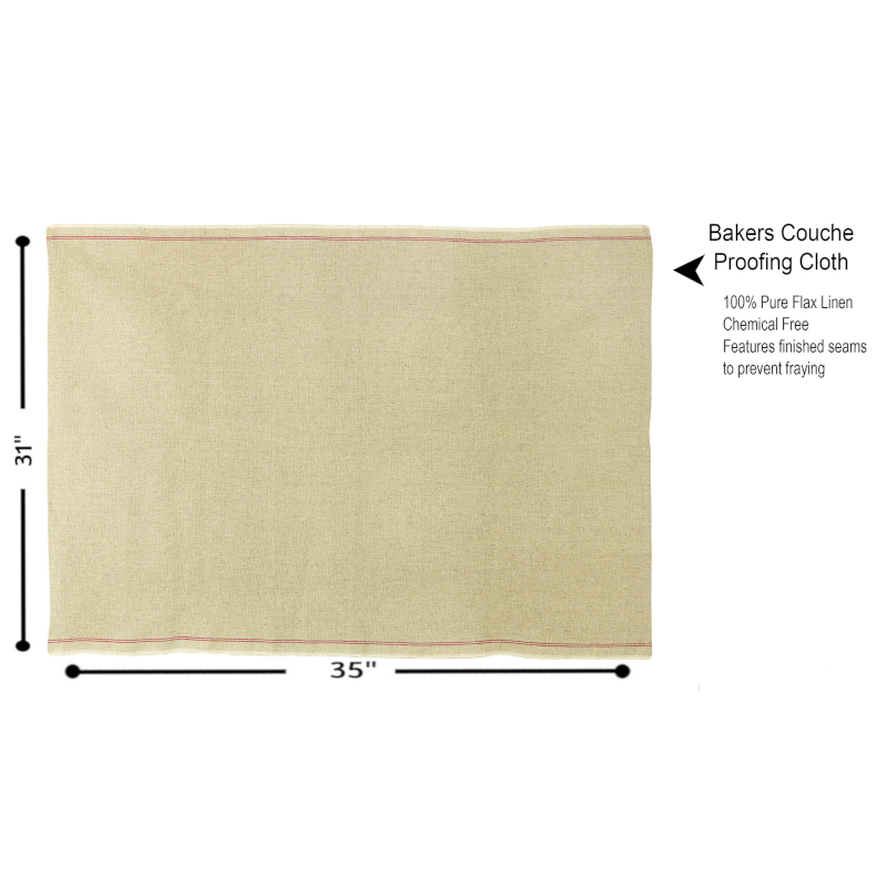 Natural Linen Bakers Couche Bread Proofing Cloth Made in France ...