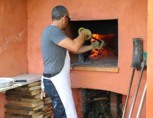 Making Einkorn Pizza in Tuscany