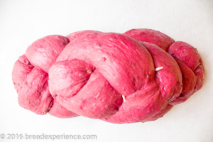 Pink Challah Dough