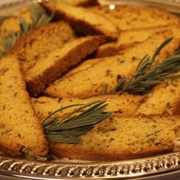 Lavender Orange Biscotti with Spelt