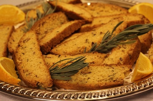 Lavender Orange Biscotti with Spelt