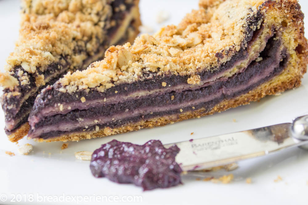 Blueberry Sweet Potato Brioche Coffee Cake