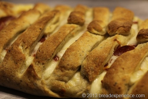 Cheesy Pepperoni Goodness in a Pizza Braid