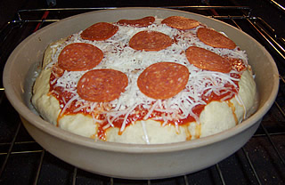 bread machine pizza