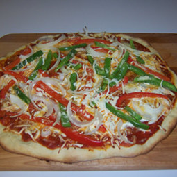 Brick Oven Pizza made in home oven