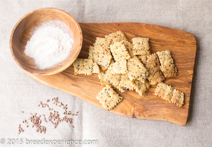 Brown Rice Millet and Seed Crackers on Display