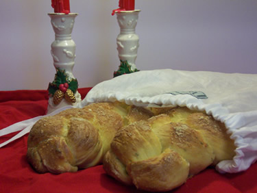 Cheese and Chive Challah