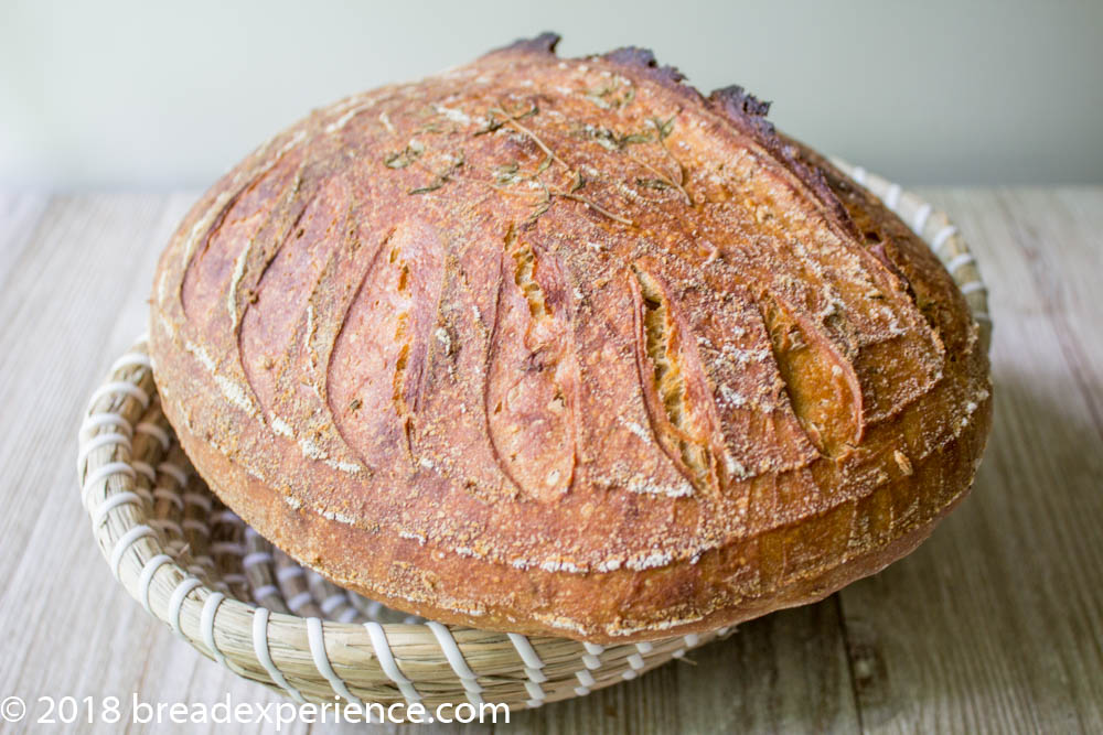 Citrus Pain au Levain with Thyme & Fennel Seeds