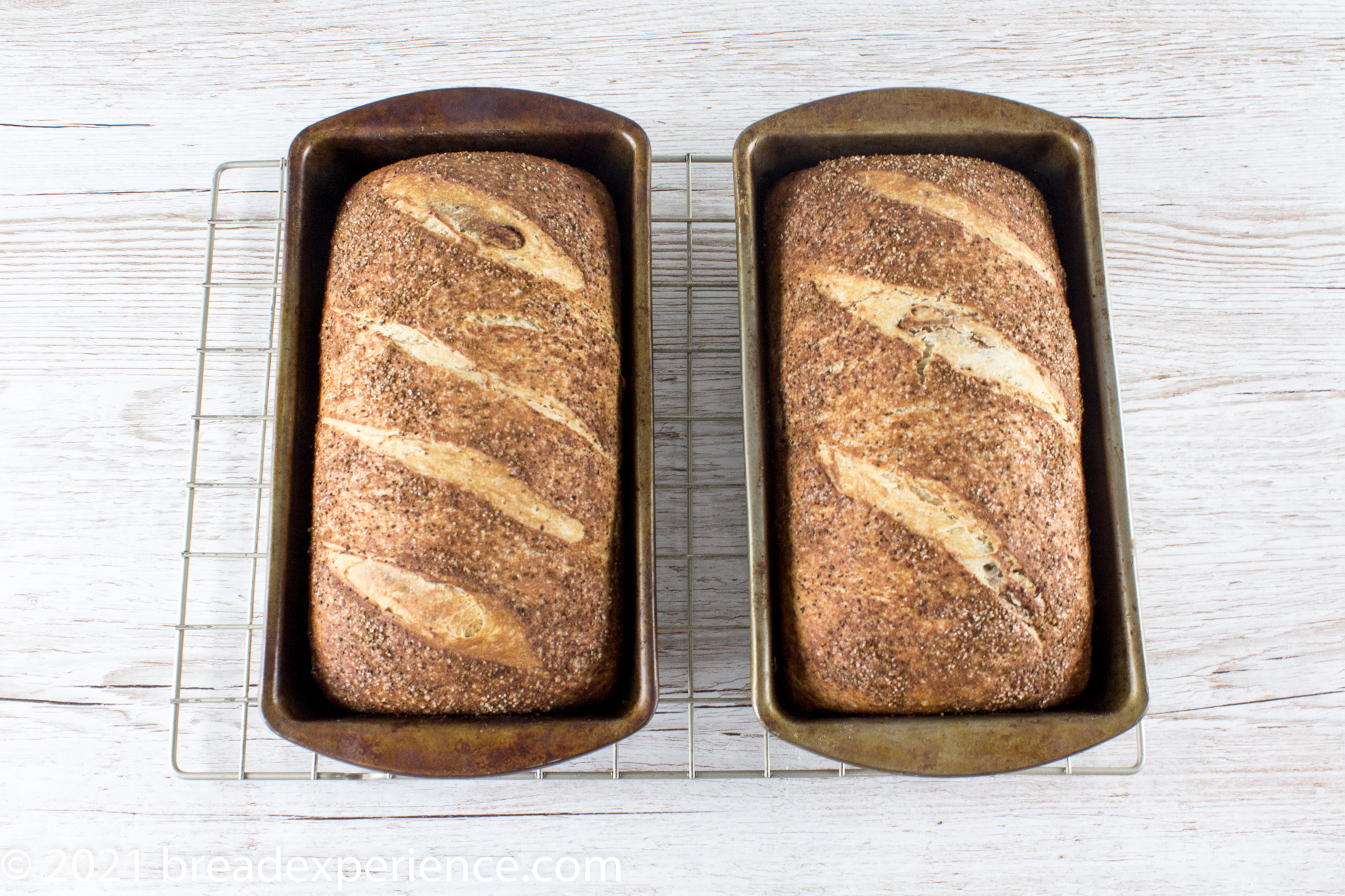 Coffee Bread in Loaf Pans