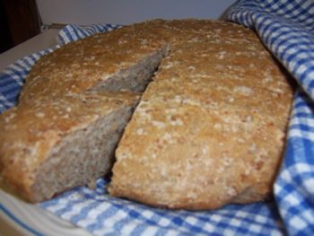 Rustic Cracked Wheat Bread