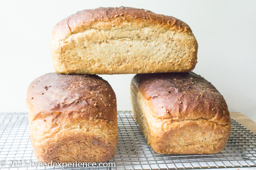 Stacked Crack Wheat Loaves