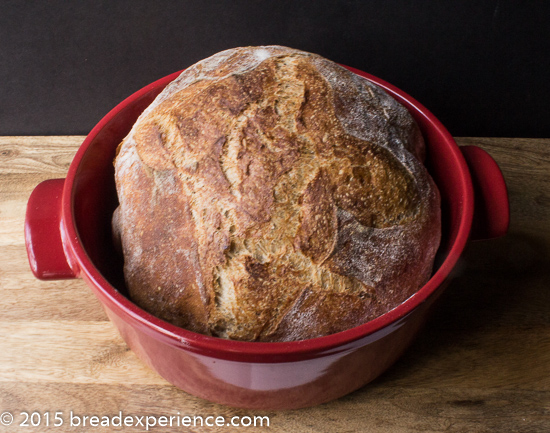 Dutch Oven Bread with Emmer in the pot
