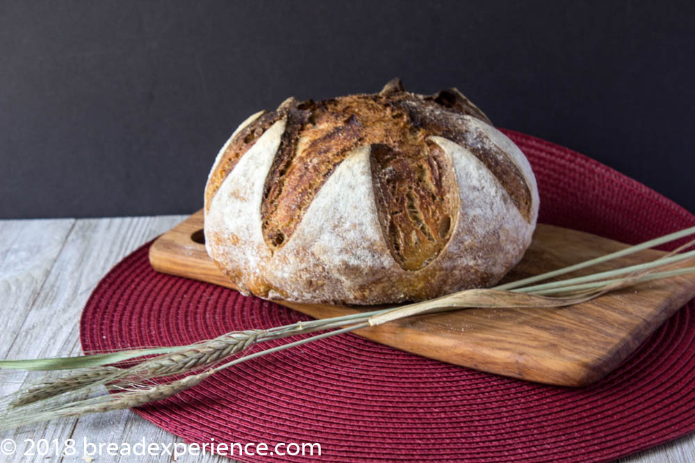 Dutch Oven Sourdough Sweet Potato Crunch Bread