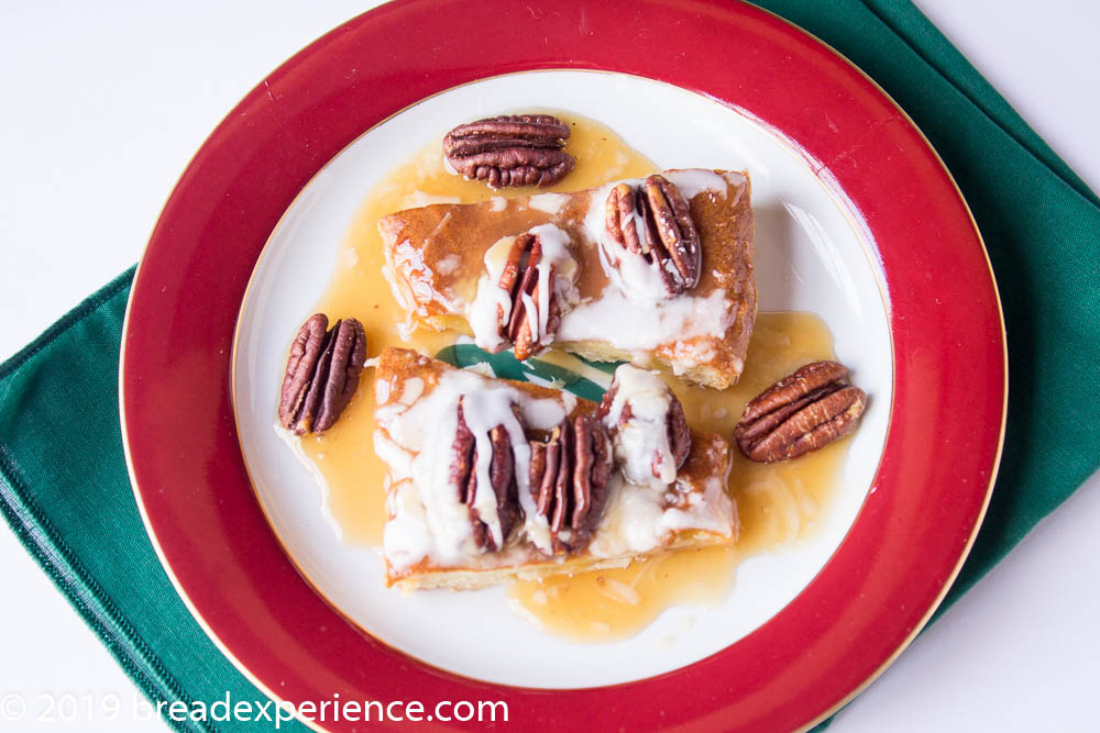 Ooey Gooey Sticky Einkorn Butter Pecan Kringle Slices