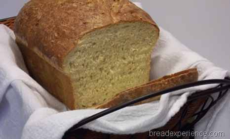 Einkorn Oatmeal Bread in Basket