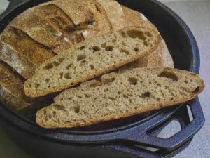 Einkorn and Wheat Tartine