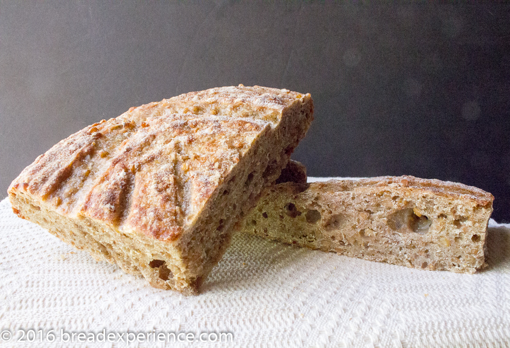 Fermented Sprouted Wheat Porridge Bread Sliced